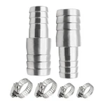 Goldpea Stainless Steel 304 Hose Barb Fitting Reducing Union 1/2" Barbed X 5/.... Fixed Price $17.79.