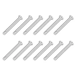 12pcs 1/8" X 1" Single Hole Clevis Pins 304 Stainless Steel Flat Head. Fixed Price $12.62.
