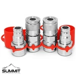 3/8" Npt Flat Face Hydraulic Quick Connect Coupler / Coupling Skid Steer, 2 Sets. Fixed Price $79.95.