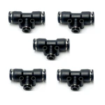 Pneumatic Black Plastic Push To Connect Fittings 3/8'' X 1/4'' 3/8 Inch Tube O. Fixed Price $29.92.