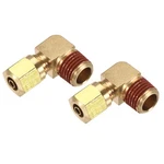Meccanixity Brass Elbow Compression Tube Fitting 1/4npt X 1/4" 1/4npt, Gold. Fixed Price $14.43.