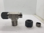 Parker 8-8-8 Sbz-ss Ref(ss-810-3-8ttm) Branch Tee 1/2" Od Tube Mnpt, Nnb. Fixed Price $21.96.