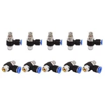 Sns 1/4"tube Od X 1/4 Npt 90 Degree Elbow Air Flow Control Valve Push To Conn.... Fixed Price $42.83.