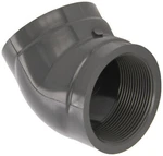 Gf Piping Systems Pvc Pipe Fitting 45 Degree Elbow Schedule 80 Gray 3/4" Npt. Fixed Price $21.81.