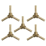 X Autohaux 5pcs 4mm Brass Hose Barb Fitting Y-shaped 3 Way 4mm, Gold Tone. Fixed Price $14.99.