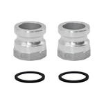 2 Pcs 1.5" Aluminum Type A Cam And Groove Hose Fitting With Gasket Npt Female. Fixed Price $24.54.