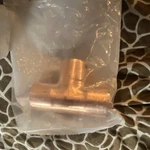 Nibco 611-cb Copper Tee Cxcxc Sweat Fitting Rolled Stop 1-1/4 In. Fixed Price $9.00.