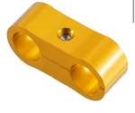 X Autohaux Aluminum Alloy An4 Car Hose Separator Clamp Pipe Connector Gold Tone. Fixed Price $6.63.