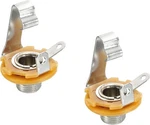Meccanixity Guitar Input Jack 1/4" Stereo Mono Panel Mount Socket Silver. Fixed Price $7.95.