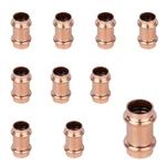 (pack Of 10) Efield 1/2" X Copper Press Fit Coupling 1/2,. Fixed Price $42.60.