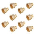 Efield 10 Pcs Barb Crimp Pex Brass Fittings, 1/2" X Female Npt Adapter. Fixed Price $17.99.