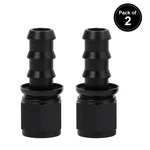 Lokocar Push Lock Hose Fittings 6an Straight End For Rubber Fuel Line 3/8" 2pcs. Fixed Price $10.99.