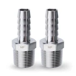 Maacflow Stainless Steel 3/8" Male Npt To Hose Id Barb Barbed Fitti.... Fixed Price $17.18.