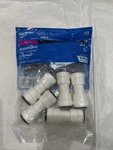 Pkg Of 5 Watts 3515-10 1/2" Aqualock Push To Connect Coupling New. Fixed Price $22.99.