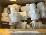 Parker Push-to-connect Water & Beverage Fitting Male Connector 3/8" Od 1/4" Npt. Fixed Price $18.99.