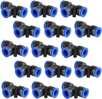 Yarrkc 15 Pcs 3/8 Inch Plastic Push To Connect T Inch/ 10mm,. Fixed Price $17.30.
