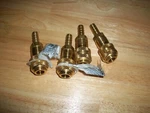 4) Dixon Brass 3/8"id Barb Barbed Hose 1/4" Quick Disconnect Coupling 2ds3-b-ls. Fixed Price $29.99.