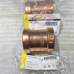 2 Fittings Streamline Pf01910 Copper Press Fitting No Stop Coupling 2-1/2". Fixed Price $33.00.