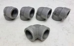5 Pack Anvil 1" 90 Elbow Female Socket Forged Steel Class 3000 0362001208. Fixed Price $29.99.