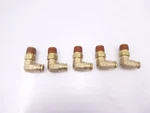 5 Pack Parker Brass Dot Push-to-connect Fitting 1/4" X Mnpt 90 Elbow. Fixed Price $49.99.