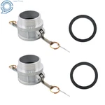 Quick-connect Type B 3" Camlock Fitting - Aluminum Plug Npt Male 2pcs. Fixed Price $29.12.