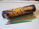 Vtg Plastic Pick Up Sticks Game 1985 Stevens Mfg Co Pic Stix New Ball Tips. Fixed Price $10.00.