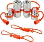 1/4'' Ag Iso 5675 Poppet Pioneer Hydraulic Npt, Body, Sliver. Fixed Price $33.11.