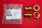 Bradley Tail Piece Prepack, S45-023, Nuts 3/4", 1/2", Brass Material. Fixed Price $30.00.