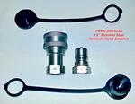 Sh4-62 Sh4-63 Parker Stainless Steel Hydraulic Quick Disconnect Couplings 1/2". Fixed Price $64.99.