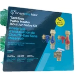 Sharkbite 25374 Tankless Water Heater Valves Installation Kit. Fixed Price $64.99.