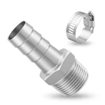 Goldpea 304 Stainless Steel Hose Barb Fitting Connector 1-1/4" Npt Male To 1-.... Fixed Price $24.34.