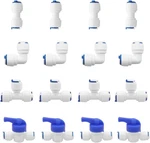 Beduan Water Push To Connect Quick Fitting 3/8" Tube Od For Ro Rev. Fixed Price $24.95.