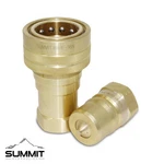 1 Npt Iso 7241-b Brass Quick Disconnect Hydraulic Coupler Set. Fixed Price $84.95.