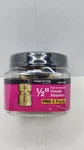 Tectite 1/2" Brass Push-to-connect X Female Threaded Adapter 6 Pack. Fixed Price $21.88.
