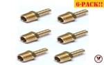 6-pack! New!! 5/16"x3/8" Brass Male Npt Barb Hose Straight Fitting 125-5c. Fixed Price $52.88.