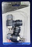 Pack Of 2 Tailonz Pneumatic Sl 1/2-n4 Push To Connect Air Line Fitting Flow. Fixed Price $8.00.