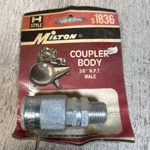 Milton H Style Coupler 3/8" Male Npt Kwick Change Usa Made S-1836. Fixed Price $12.99.