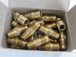 Parker X48f-4-2 , Brass 1/4" 45 Flare X 1/8" Mnpt Fitting - (pk 25). Fixed Price $44.00.