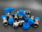New (lot Of 13) - Hy-lok Cmc-6-6n-s316 3/8" T X Mnpt Male Connector 316ss. Fixed Price $34.95.
