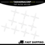 Plastic Hose Barb Fitting 5/16" Od Cross 4 Way Pipe Connector Clear 10pcs. Fixed Price $16.99.