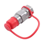 1/2" Npt Flat Face Hydraulic Male Connector Quick Couple For Bobcat Skid Steer. Fixed Price $17.09.