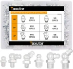 Taxutor Grease Fittings, 120 Pieces Metric Mm Fitting Assortment Kit Sta. Fixed Price $28.99.