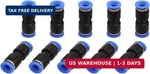 Sns Push To Connect Straight 1/4" Tube Od Plastic Union Pipe Fitting Straig. Fixed Price $21.50.