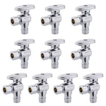 10 Pcs Efield Stop Angle Valve Pex-a Inlet, 1/4 Turn,3/8" Od Compression X 1/.... Fixed Price $56.80.