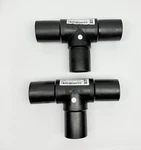 Lot Of 2, 360000514 Gf Pe4710 Plus Tee Sdr11 2" Pipe Fitting Astm D2513 Black. Fixed Price $60.70.