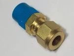 1 - Swagelok Brass Connector Fitting, 8mm Tube X 1/4" Male Npt, B-8m0-1-4. Fixed Price $13.89.