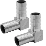 Beduan 2pcs 1/2" Id Hose Barb Elbow, Stainless Steel 90 1/2 Inch, Silver. Fixed Price $25.99.