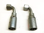 Eaton Weatherhead 3/8" 90 Degree Hydraulic Hose Fitting 06u-666 Lot Of 2 Nos. Fixed Price $31.64.