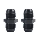 Male To Flare Union Coupler Fitting Coupling Aluminum Straight Black 2pcs. Fixed Price $9.99.