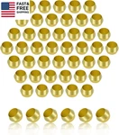 3/16" Od Sleeve Ferrules - 50pcs Heavy-duty Brass Compression Sleeves & Nut. Fixed Price $17.29.